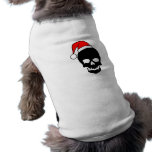 Black Christmas Skull pet clothing