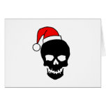 Black Christmas Skull cards