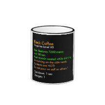 Black Coffee Mugs