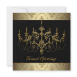 Black Corporate Business Grand Opening Party Custom Announcements
