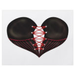 Black Corset Heart Full Color Flyer