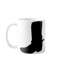 Black Cowboy Boot with Spurs
