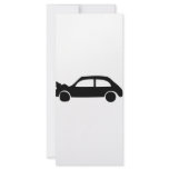 black crash car icon rack cards