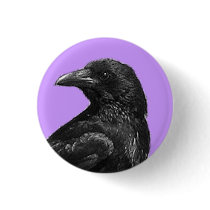Black crow buttons
