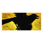 Black Crow Grunge 2012 Calendar Bookmark Rack Card