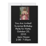 Black Crow Party Invitation