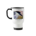 Black Crowned Night Heron Mug with Fun Facts