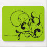 Black Curls - Customized Mouse Mats