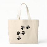 black cute dog paws doggy bags