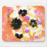 BLACK DAISIES Mousepad