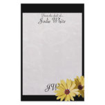 Black Daisy - From the desk of... stationery