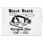 Black Death Greeting Card