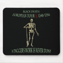 Black Death World Tour Original Design Mouse Pads