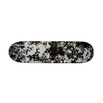 Black Digital Camouflage Skateboard Mini