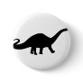 black dinosaur icon pin