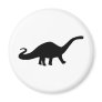 black dinosaur icon fridge magnet