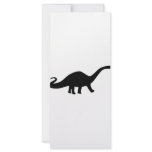 black dinosaur icon rack cards