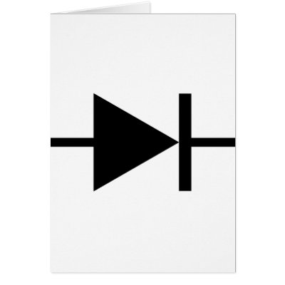 black diode icon greeting cards by TomaniacLines