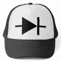 black diode icon hats