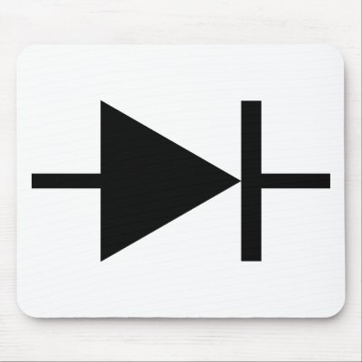 black diode icon mouse pad by TomaniacLines