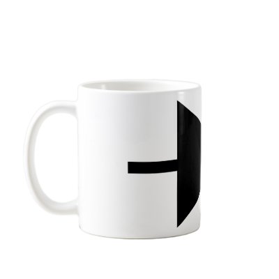 black diode icon mug by TomaniacLines