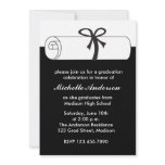 Black Diploma Graduation Celebration Invitations