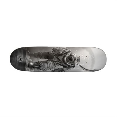 Black Diver Skateboards by Magolobo