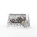 Black Doberman Pinscher Guard Dog cards