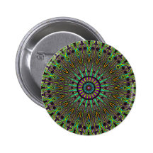 Black Dotted Burst Green Button