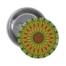 Black Dotted Burst Yellows Button