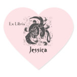 Black Dragon Ex Libris Stickers
