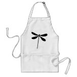 black dragon fly icon apron
