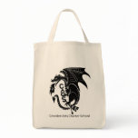 Black Dragon Tote Bag