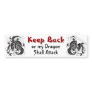 Black Dragons Bumper Sticker