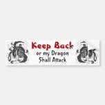 Black Dragons Bumper Sticker
