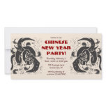 Black Dragons Party Invitations photo cards