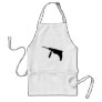 black drill machine icon apron