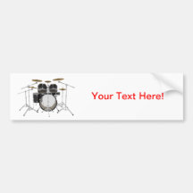 Black Drum Kit: Bumper Stickers