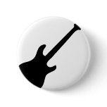 black e-guitar icon button