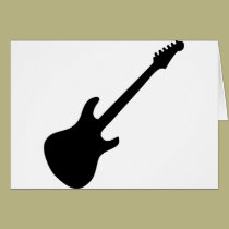 black e-guitar icon cards