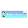 Black Earth Bumper Sticker
