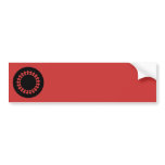 Black Elegant Round Design. Art Deco. Custom bumper stickers