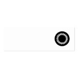 Black Elegant Round Design. Art Deco Style.