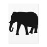 black elephant icon postcards
