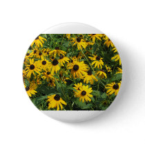 Black Eye Susans Pinback Buttons