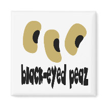 Black-Eyed Peaz Fridge Magnet