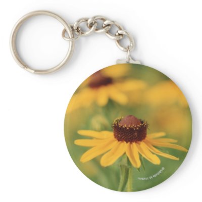 Black-Eyed Susan Keychain by michelleharbour