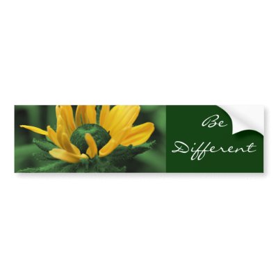 Black Eyed Susan Motivational Bumper Sticker by SmilinEyesTreasures