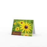 Black Eyed Susan Thank You Card