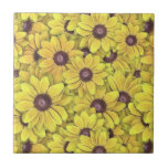 Black Eyed Susans Everywhere Tiles